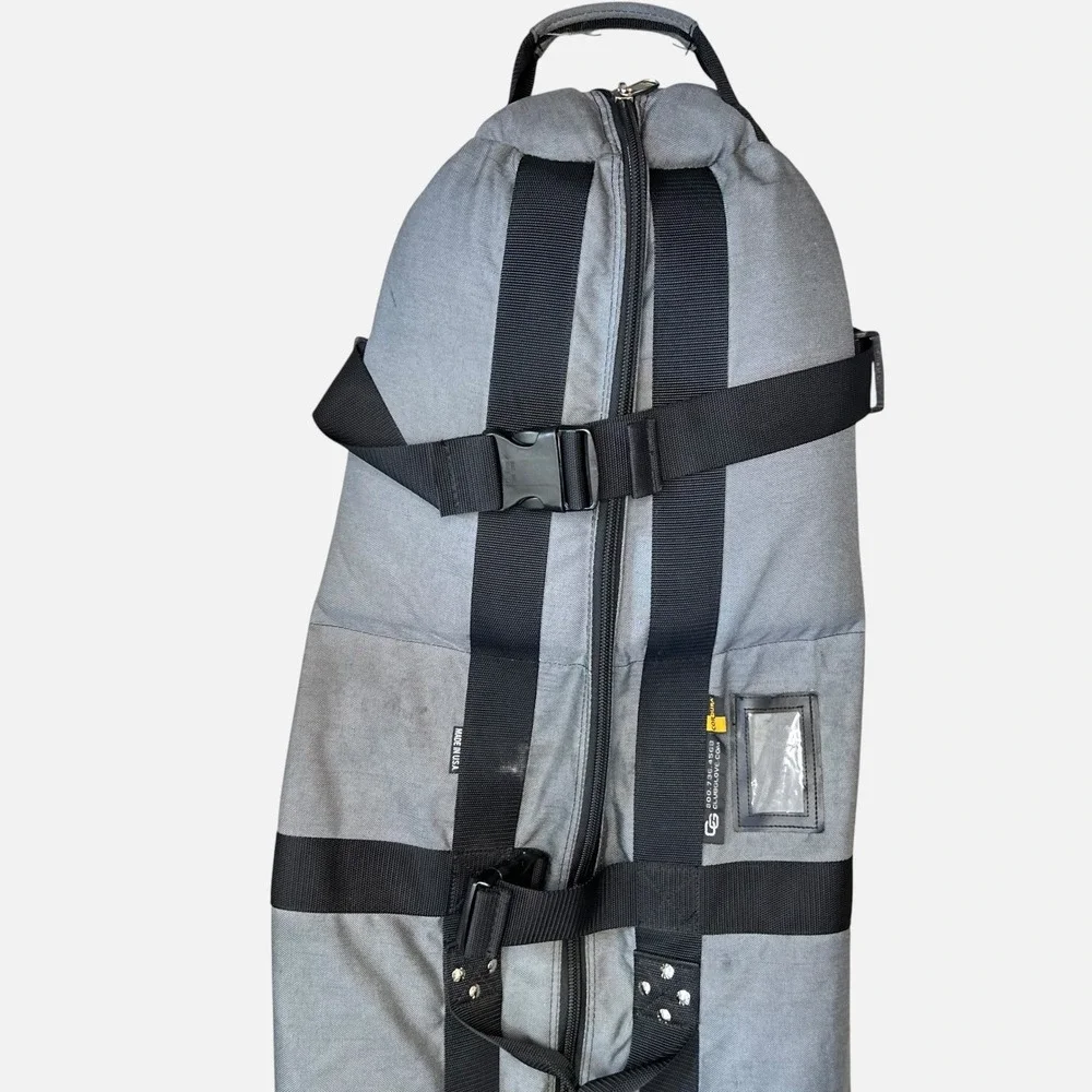 Club Glove Gorpcore Rolling Golf Travel Bag Large Cordura Sporty Grey